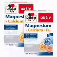Doppelherz Magnesium Calcium D3 Brausetabletten 6x15 St