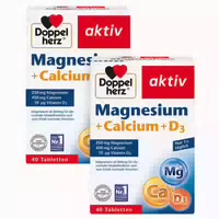 Doppelherz Magnesium Calcium D3 Brausetabletten 6x15 St