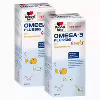 Dh System Omega 3 Family Fruchtgeschmack 2x250 ml