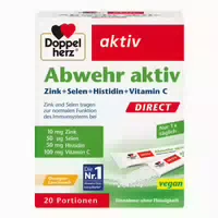 Doppelherz Abwehr Aktiv Direct Zink Selen Histidin Vitamin C 20 St