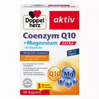 Doppelherz Aktiv Coenzym Q10 Magnesium B Vitamine Extra 90 st Kapseln