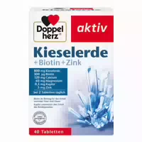 Doppelherz Aktiv Kieselerde Biotin Zink 40 St Tabletten