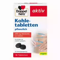 Doppelherz Kohletabletten – Pflanzliche Aktivkohle Gegen Blähungen