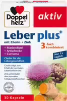 Doppelherz Aktiv Leber Plus mit Cholin Zink 30 st Kapseln