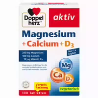 Doppelherz Aktiv Magnesium Calcium D3 100 St Tabletten
