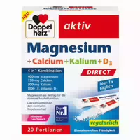 Doppelherz Aktiv Magnesium Calcium Kalium D3 Direct 20 st Pellets