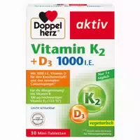 Doppelherz Aktiv Vitamin K2 D3 1000 I E Tabletten 30 Stück