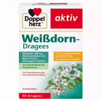 Doppelherz Aktiv Weißdorn Dragees 90 st Überzogene Tabletten