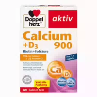 Doppelherz Aktiv Calcium 900 D3 80 st Tabletten