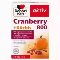 Doppelherz Aktiv Cranberry Kürbis 800 30 St Kapseln