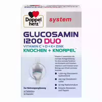 Doppelherz System Glucosamin 1200 Duo 60 St Kombipackung