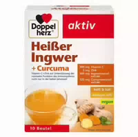 Doppelherz Heißer Ingwer Curcuma Mit Vitamin C Zink 10 St
