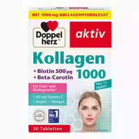 Doppelherz Kollagen 1000 Biotin Q10 100 St