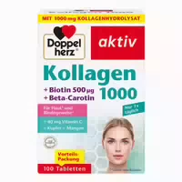 Doppelherz Kollagen 1000 Biotin Q10 100 st