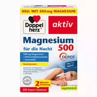 Doppelherz Aktiv Magnesium 500 für die Nacht 60 st Tabletten