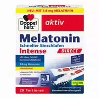 Doppelherz Aktiv Melatonin Schneller Einschlafen Direct 20 St Pellets