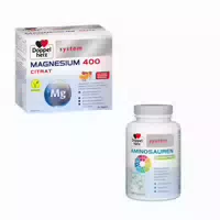 Doppelherz System Aminosäuren Magnesium Set 1 Sparset
