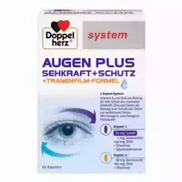 Doppelherz System Augen Plus Sehkraft Schutz Tränenfilm Formel 120 St Kapseln