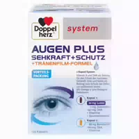 Doppelherz System Augen Plus Sehkraft Schutz Tränenfilm Formel 120 St Kapseln
