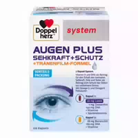 Doppelherz System Augen Plus Sehkraft Schutz Tränenfilm Formel 120 St Kapseln
