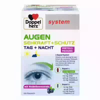 Doppelherz System Augen Sehkraft Schutz Tag Nacht 120 St Kapseln