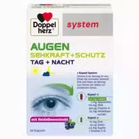 Doppelherz System Augen Sehkraft Schutz Tag Nacht 120 St Kapseln
