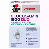 Doppelherz System Glucosamin 1200 Duo 60 St Kombipackung