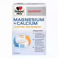 Doppelherz System Magnesium Calcium Kupfer Und Mangan 60 St Tabletten