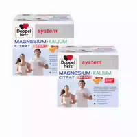 Doppelherz System Magnesium Kalium Doppelpack 2x40 St Granulat