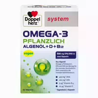 Doppelherz System Omega 3 Pflanzlich 60 st