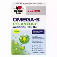 Doppelherz System Omega 3 Pflanzlich 120 St Kapseln