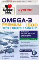 Doppelherz System Omega 3 Premium 1500 60 st Kapseln