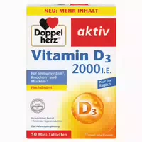 Doppelherz System Vitamin D3 2000 I E Vegan 120 st Tabletten