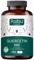 Quercetin Kapseln 500 mg 180 st , Hergestellt in Deutschland – Raibu