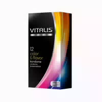 Vitalis Kondome Colour & Flavour 12 St