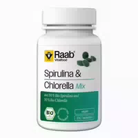 Raab Vitalfood Spirulina Chlorella Bio Tabletten 200 st