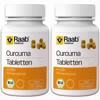 Raab Vitalfood Naturland Bio Curcuma Tabletten 300 st