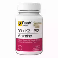 Raab Vitalfood Vitamin D3 K2 B12 Kapseln