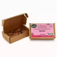 Räucherkegel Rose Handgedippt Bio Chemiefrei Rose Pack Of 10 1 st