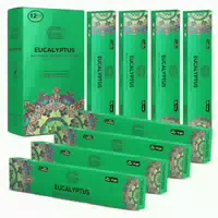 Räucherstäbchen 12 Stück 15g Organisch Aromatherapie Eukalyp 1 st
