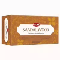 Räucherstäbchen Sandelholz Masala 12 Packung Sandalwood 1 st