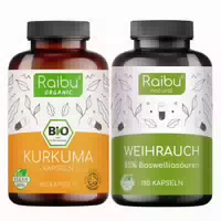 Gelenk & Entzündungs Duo Weihrauch Kurkuma Bio Raibu