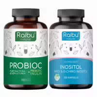 Hormonbalance & Darmgesundheit Duo – Inositol Probioc Kulturen Komplex Raibu