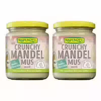Mandelmus Weiß Crunchy aus Europa Bio 250g