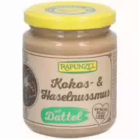 Rapunzel Kokos & Haselnussmus mit Dattel