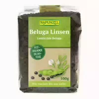 Rapunzel Beluga Linsen Schwarz 500 g
