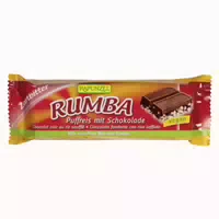 Rapunzel Rumba Puffreisriegel Zartbitter 50 G