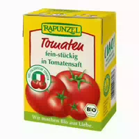 Rapunzel Tomaten Fein Stückig In Tomatensaft Im Tetra Pak 390 G
