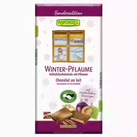 Rapunzel Winter Pflaume Vollmilchschokolade