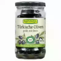 Schwarze Oliven Mit Stein, Geölt